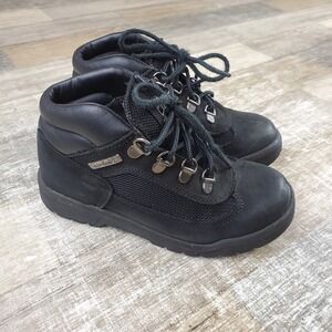 Timberland Premium WP Boots Little Kids Sz 1 1M Black‎ Nubuck